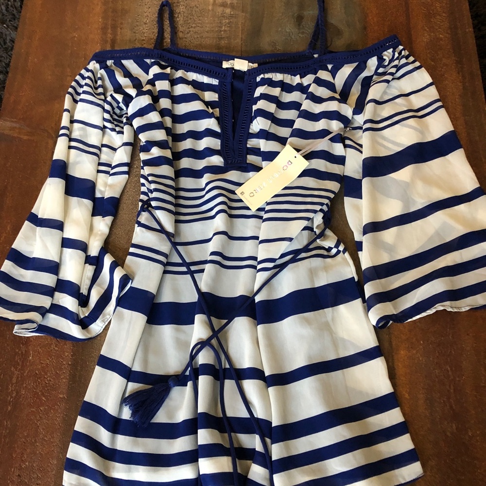 Double Zero cold shoulder dress